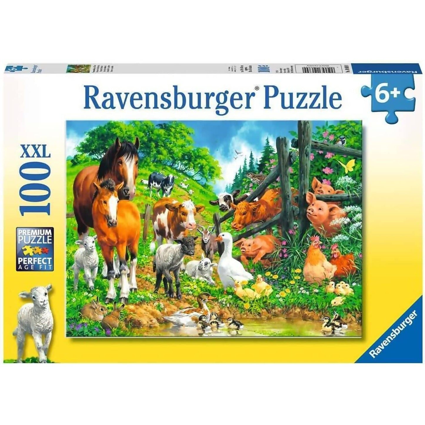 Ravensburger - Animal Get Together Jigsaw Puzzle 100 Pieces