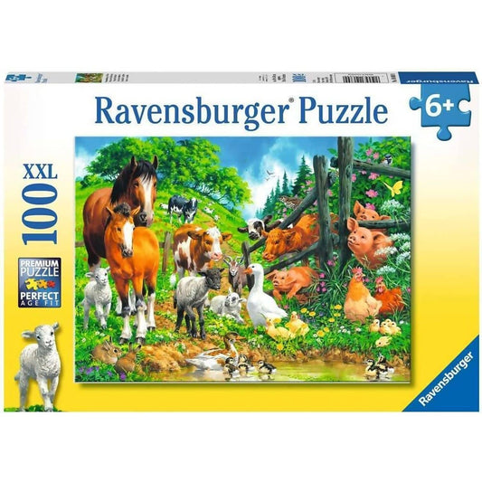 Ravensburger - Animal Get Together Jigsaw Puzzle 100 Pieces