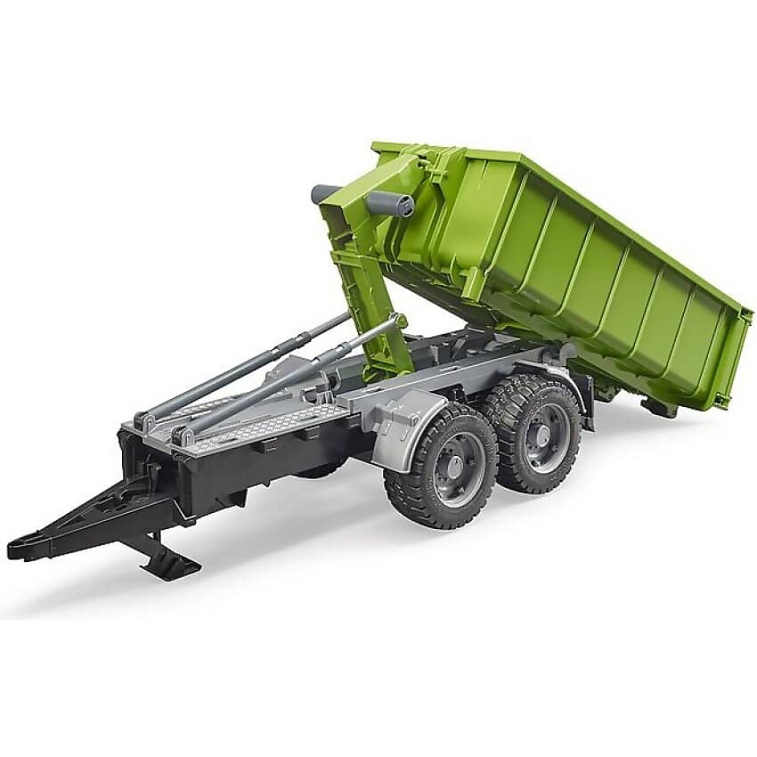 Bruder - Roll-off Container Trailer - Hook Lift Trailer For Tractors 1:16