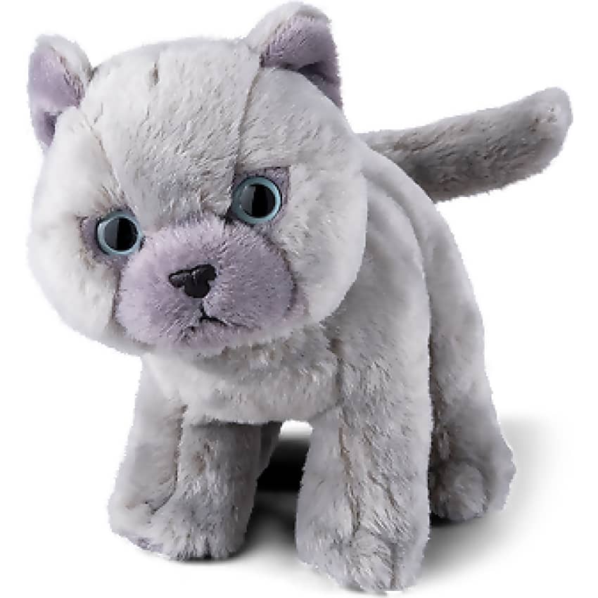 Living Nature - British Grey Shorthair Kitten 16cm Plush