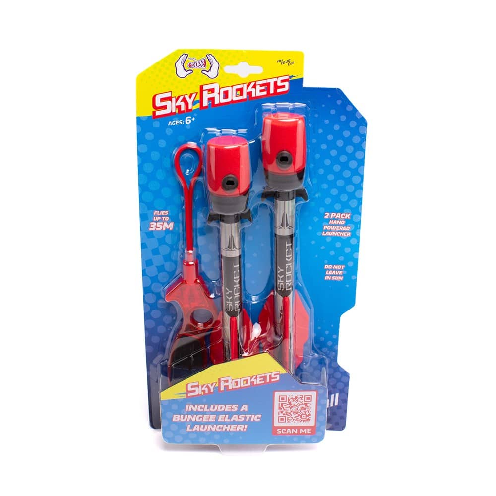 Cooee - Sky Rockets With Bungee Elastic Launcher