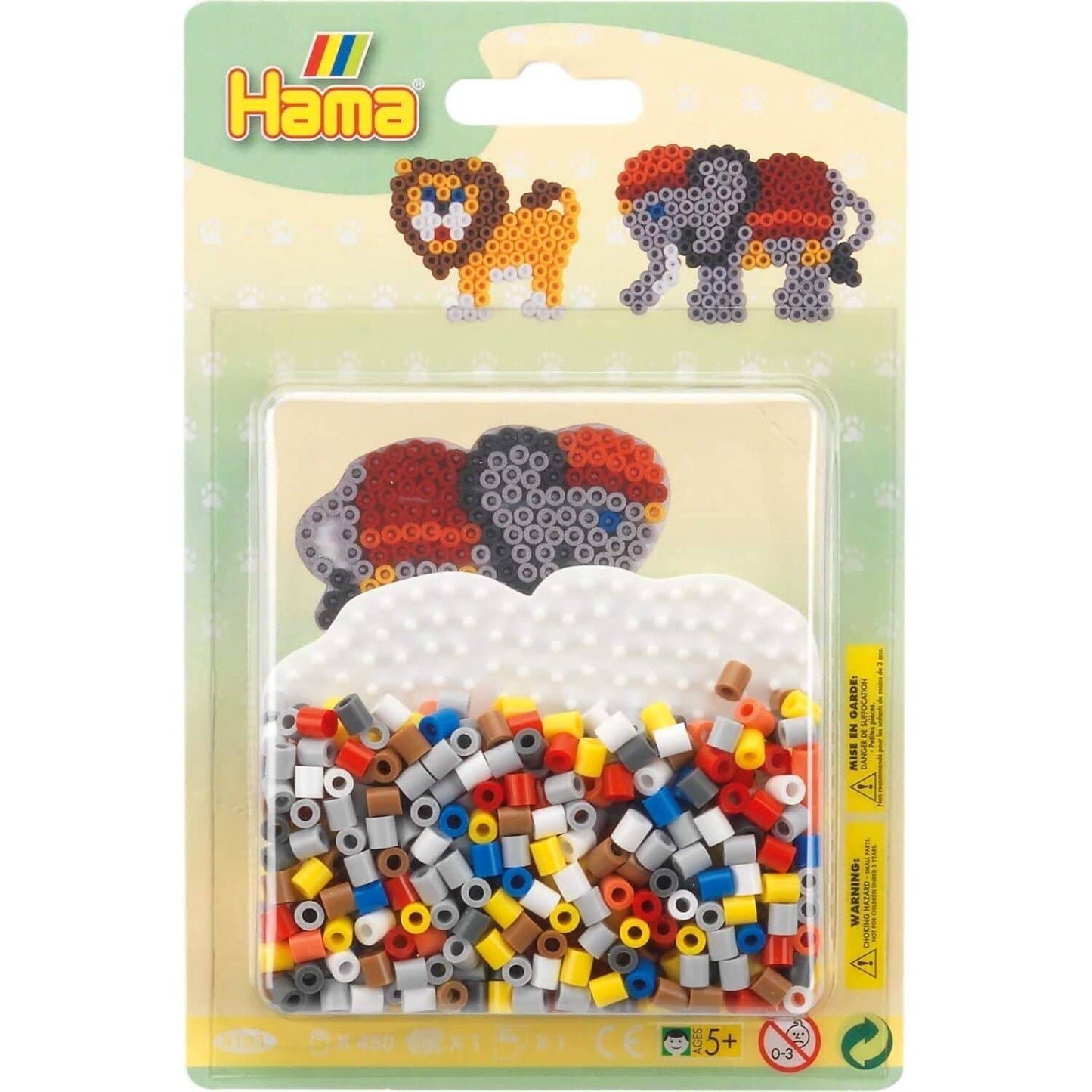 Hama - Hama Beads Small Blister Pack White Elephant 450 Beads