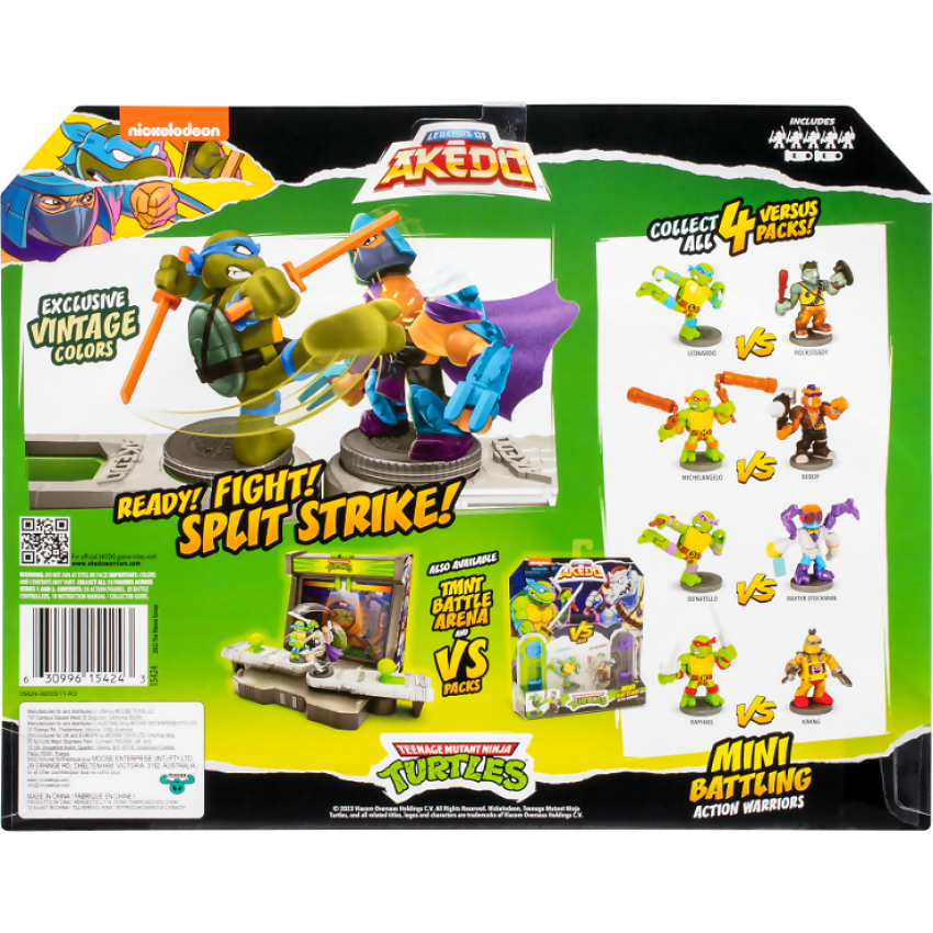 Legends Of Akedo - Teenage Mutant Ninja Turtles - S2 Battle Pack