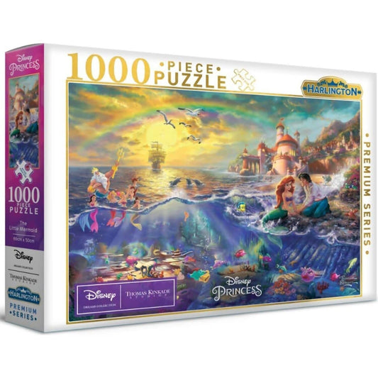 Harlington - Thomas Kinkade Disney The Little Mermaid Jigsaw Puzzle 1000 Pieces