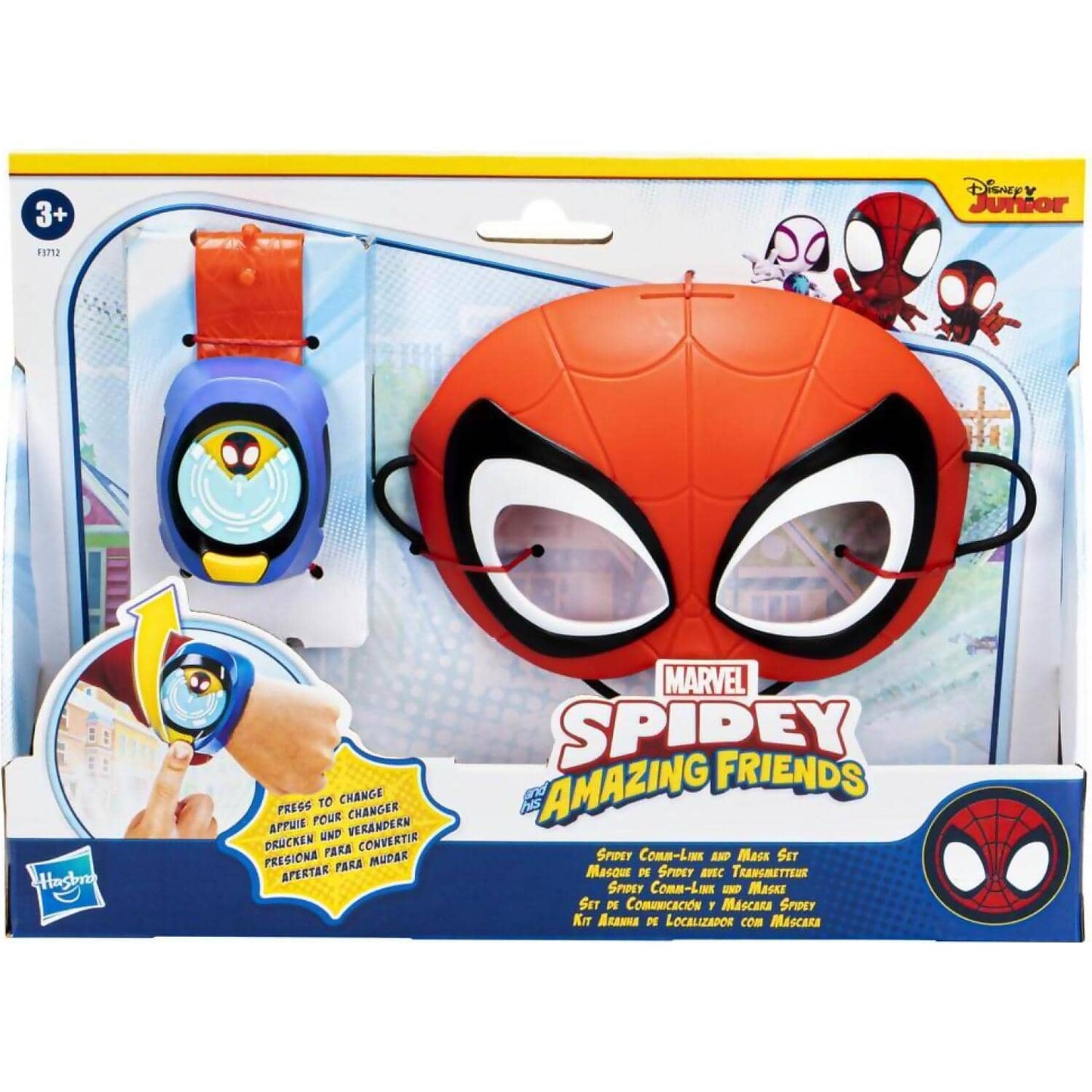 Marvel - Spidey And His Amazing Friends Spidey Comm-link And Mask Set - Hasbro