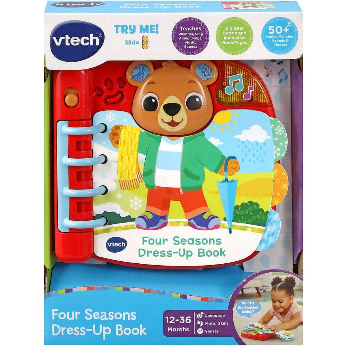 Vtech - Four Seasons Dress-up Book