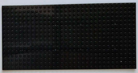 BASEPLATE  16x32 Studs Black Generic