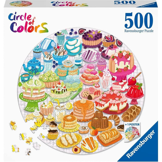 Ravensburger - Circle Of Colors Desserts Jigsaw Puzzle 500 Pieces