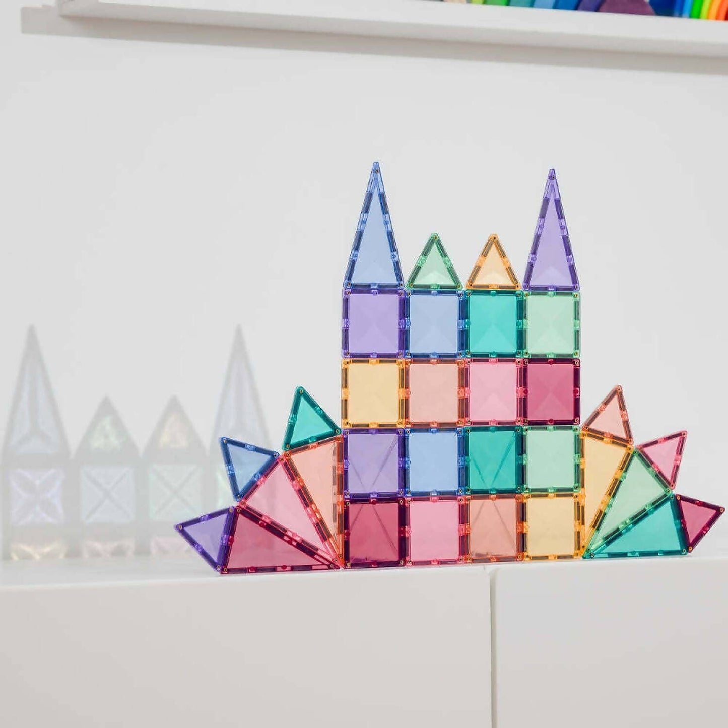 Connetix - Magnetic Tiles Pastel Mini Pack  32pc