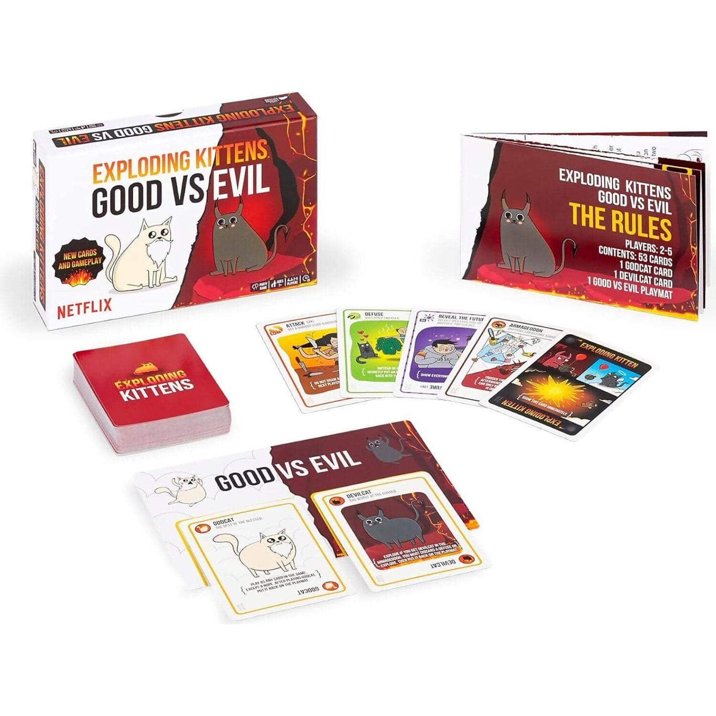 Exploding Kittens - Good Vs Evil Netflix Game