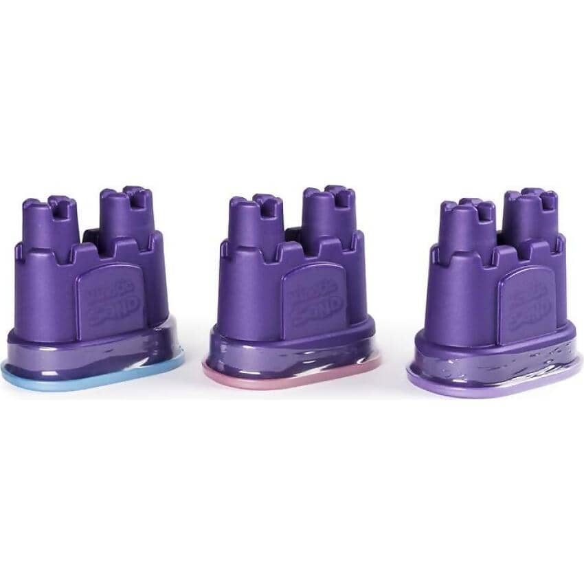 Kinetic Sand - Shimmer 3 X 4oz Kinetic Sand Castle - Spin Master