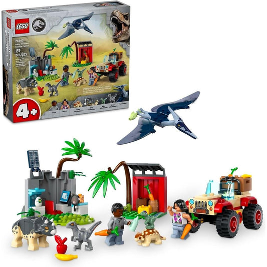 LEGO 76963 Baby Dinosaur Rescue Center - Jurassic World 4+