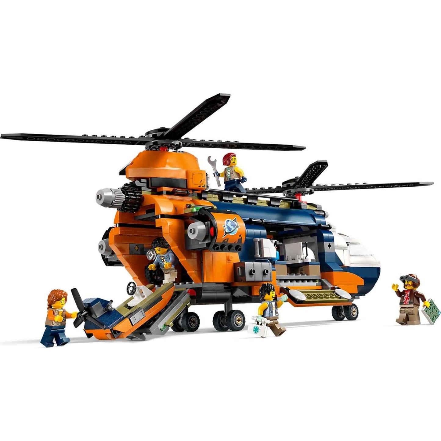 LEGO 60437 Jungle Explorer Helicopter at Base Camp - City