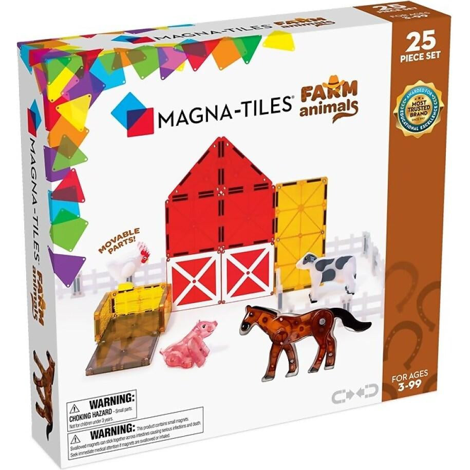Magna Tiles - Farm Animals 25 Piece Set - Johnco