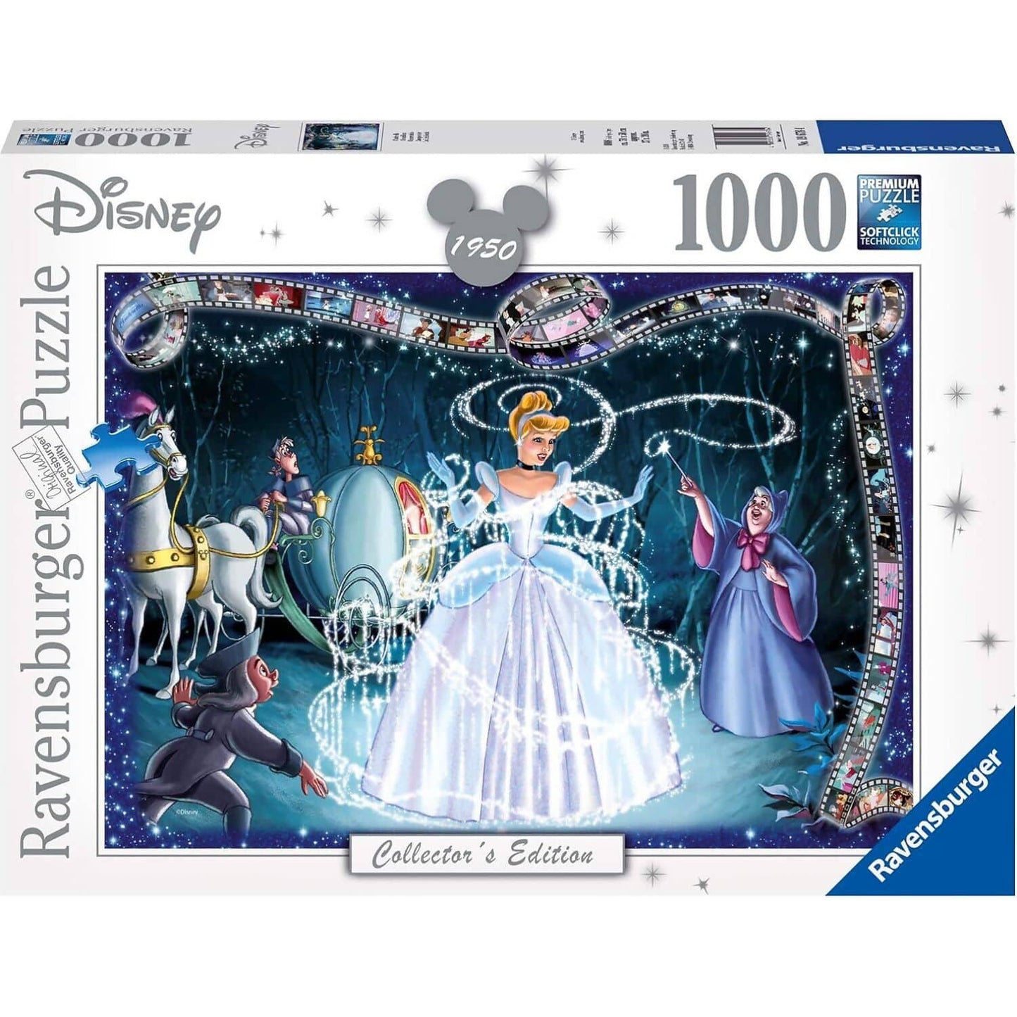 Ravensburger - Disney 1950 Cinderella Collector's Edition Jigsaw Puzzle 1000 Pieces