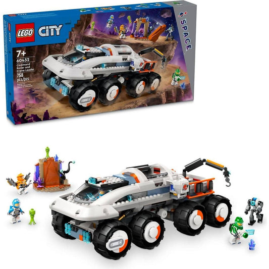 LEGO 60432 Command Rover and Crane Loader - City