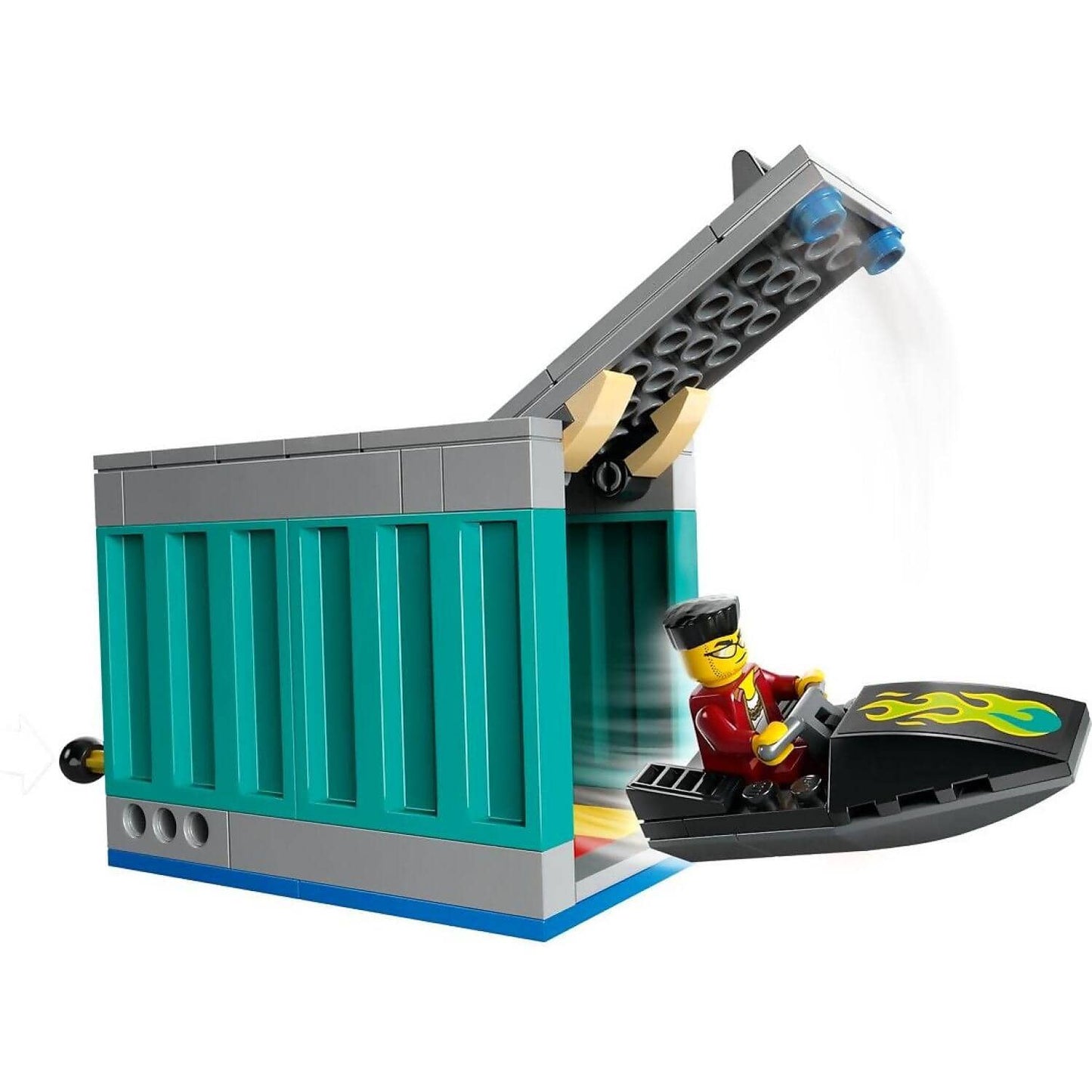 LEGO 60417 Police Speedboat and Crooks Hideout - City