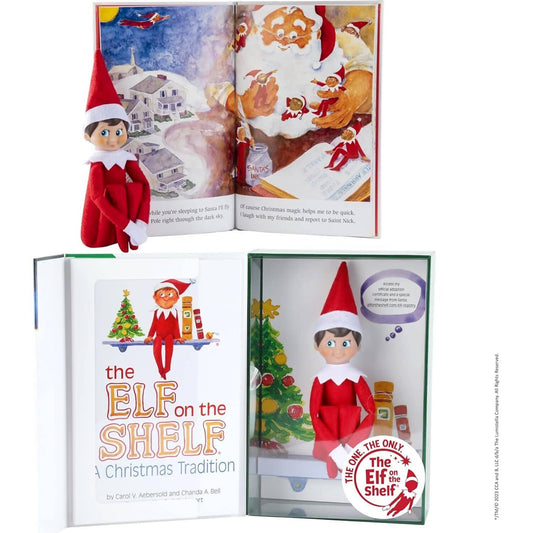 The Elf On The Shelf - A Christmas Tradition Elf and Book Box Set