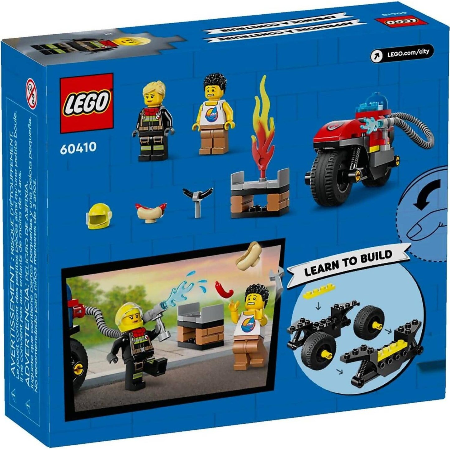LEGO 60410 Fire Rescue Motorcycle - City 4+
