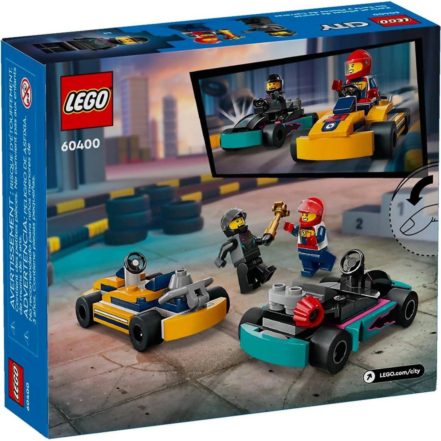 LEGO 60400 Go-Karts and Race Drivers - City