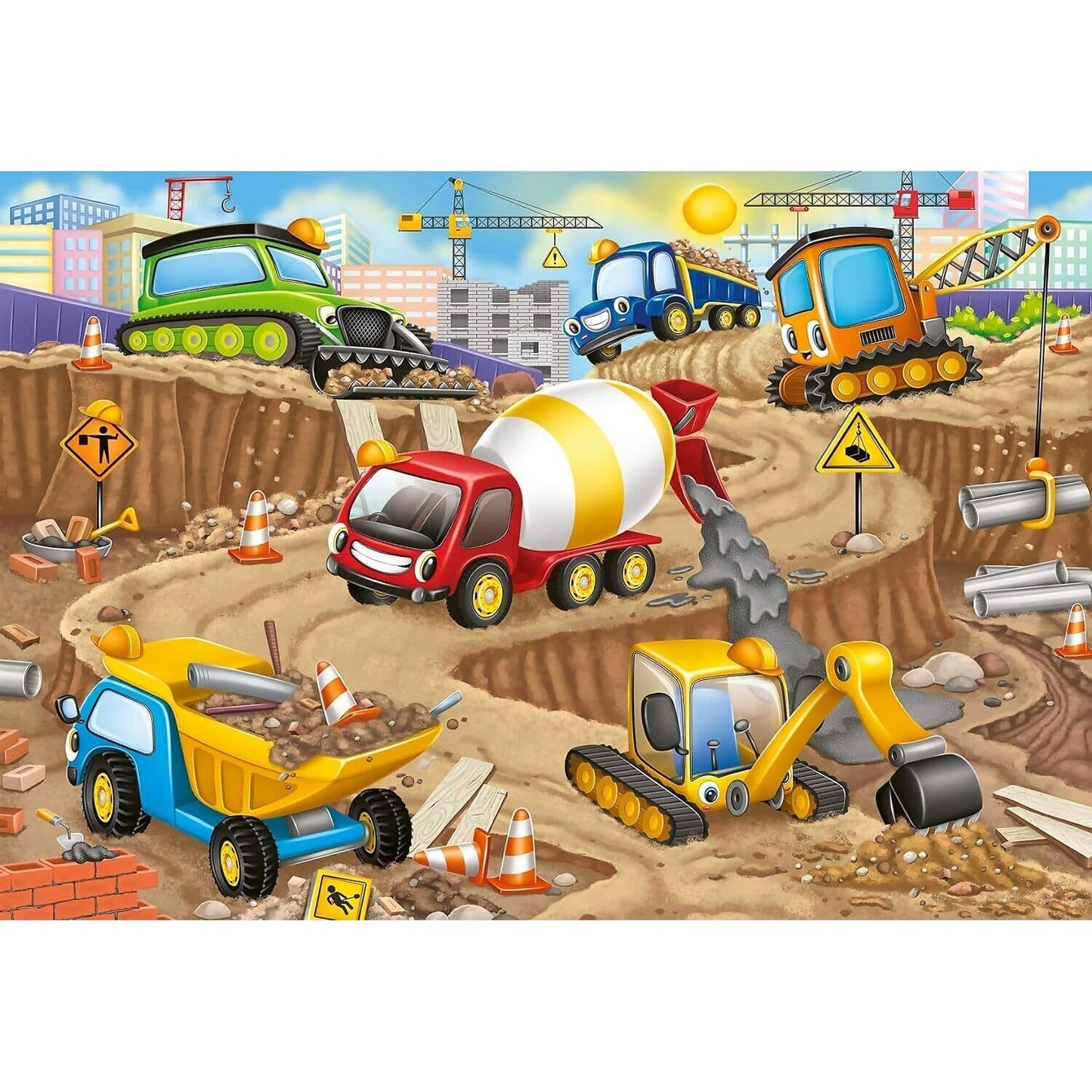 Ravensburger - Construction Fun Floor Jigsaw Puzzle 24pc