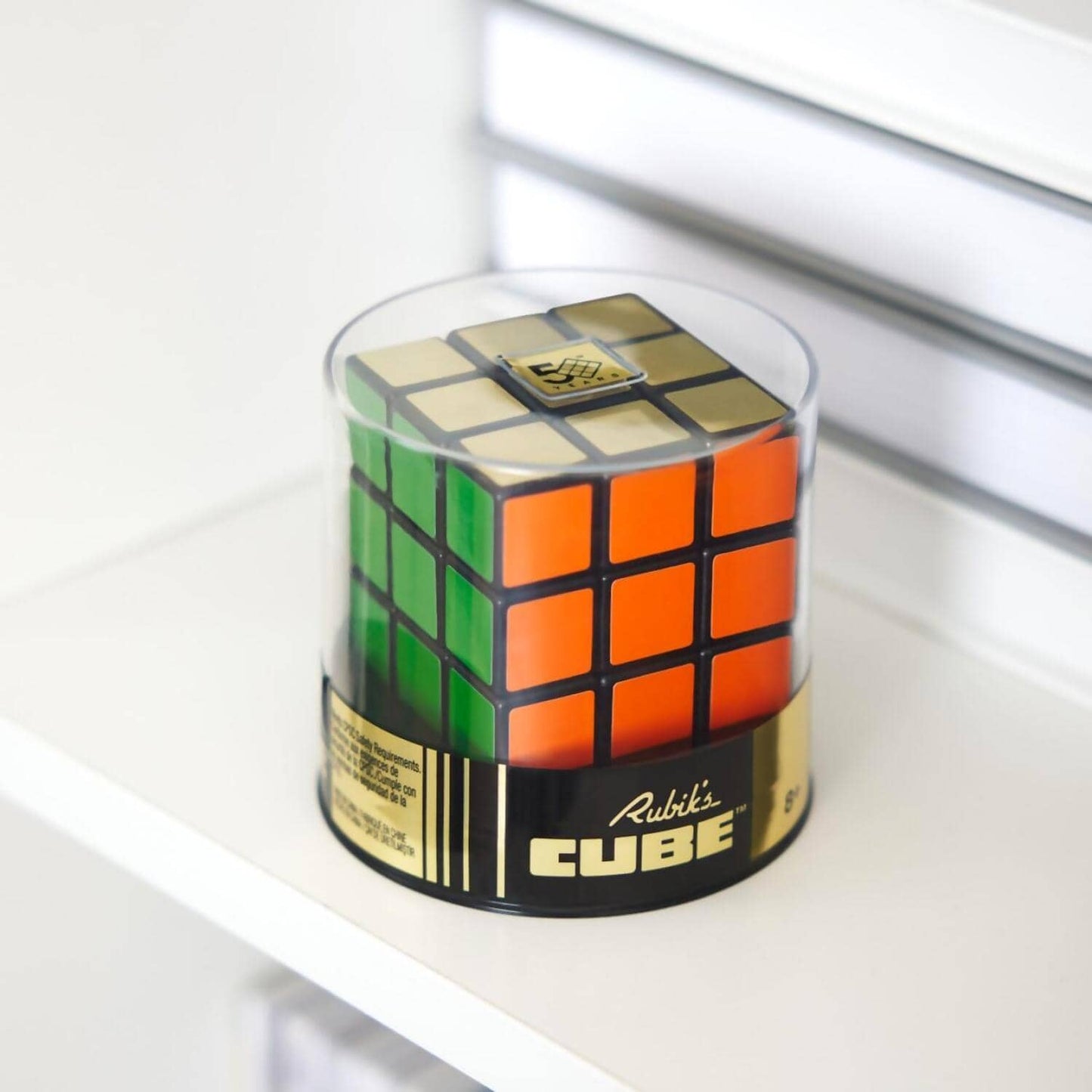 Rubik's - Special Retro 50th Anniversary Edition Original 3x3 Rubiks Cube