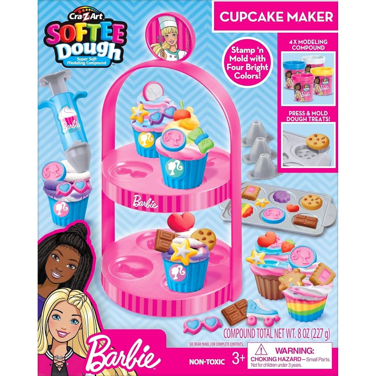 Cra-z-art - Barbie Softee Dough Bakery Cupcake Maker