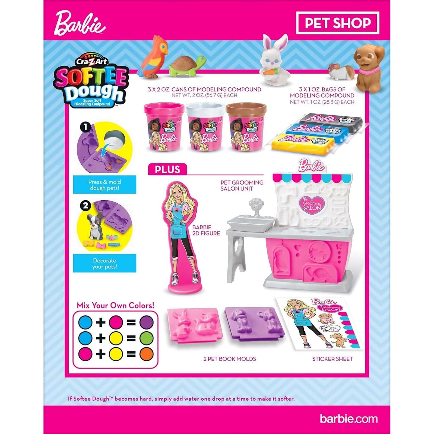 Cra-z-art - Barbie Softee Dough Pet Shop
