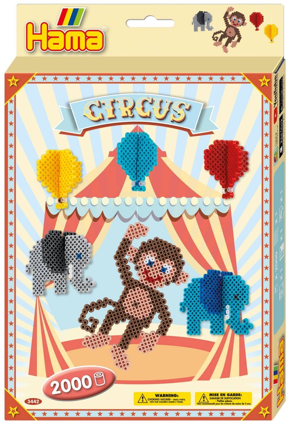 Hama Beads -  Circus Craft Kit- Gift Box