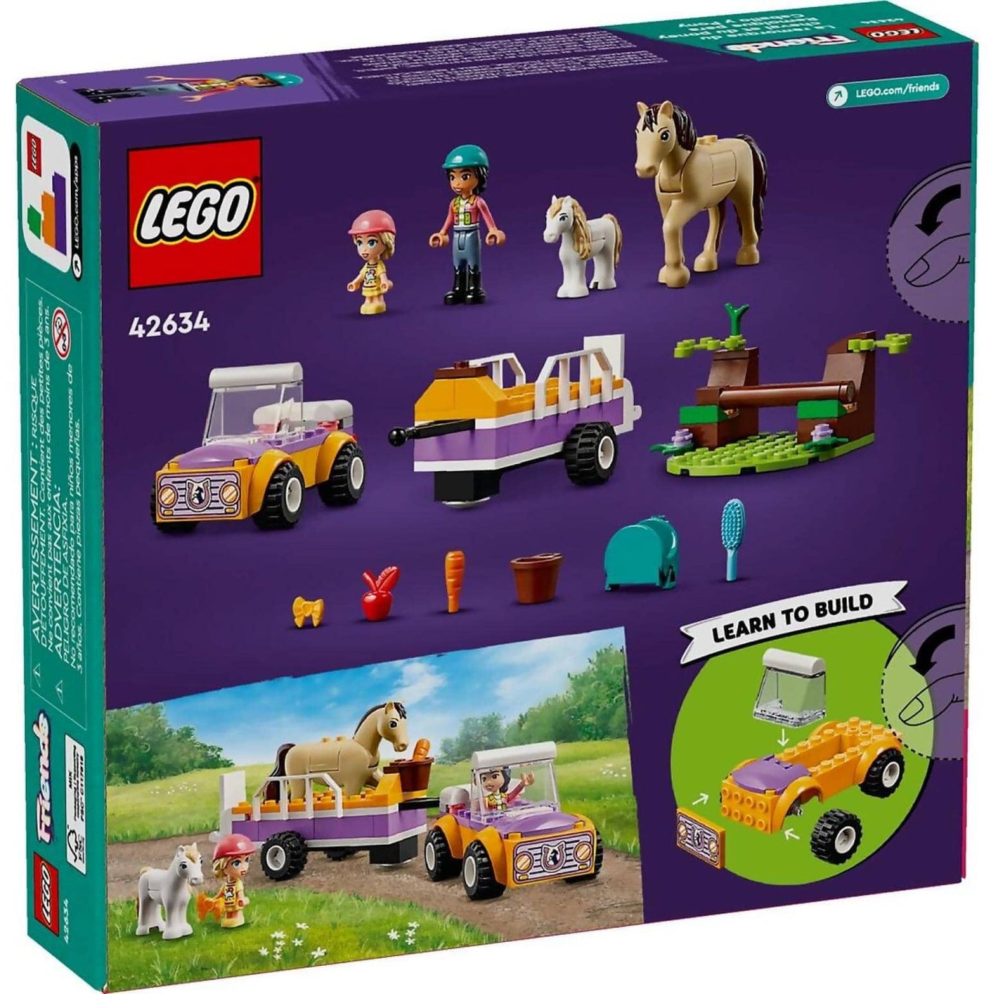 LEGO 42634 Horse and Pony Trailer - Friends 4+