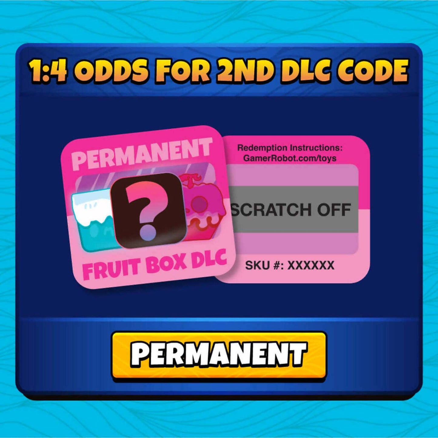 Blox Fruits - 8-inch Collectible Plush Asst With Dlc Code Blind Box Series 1