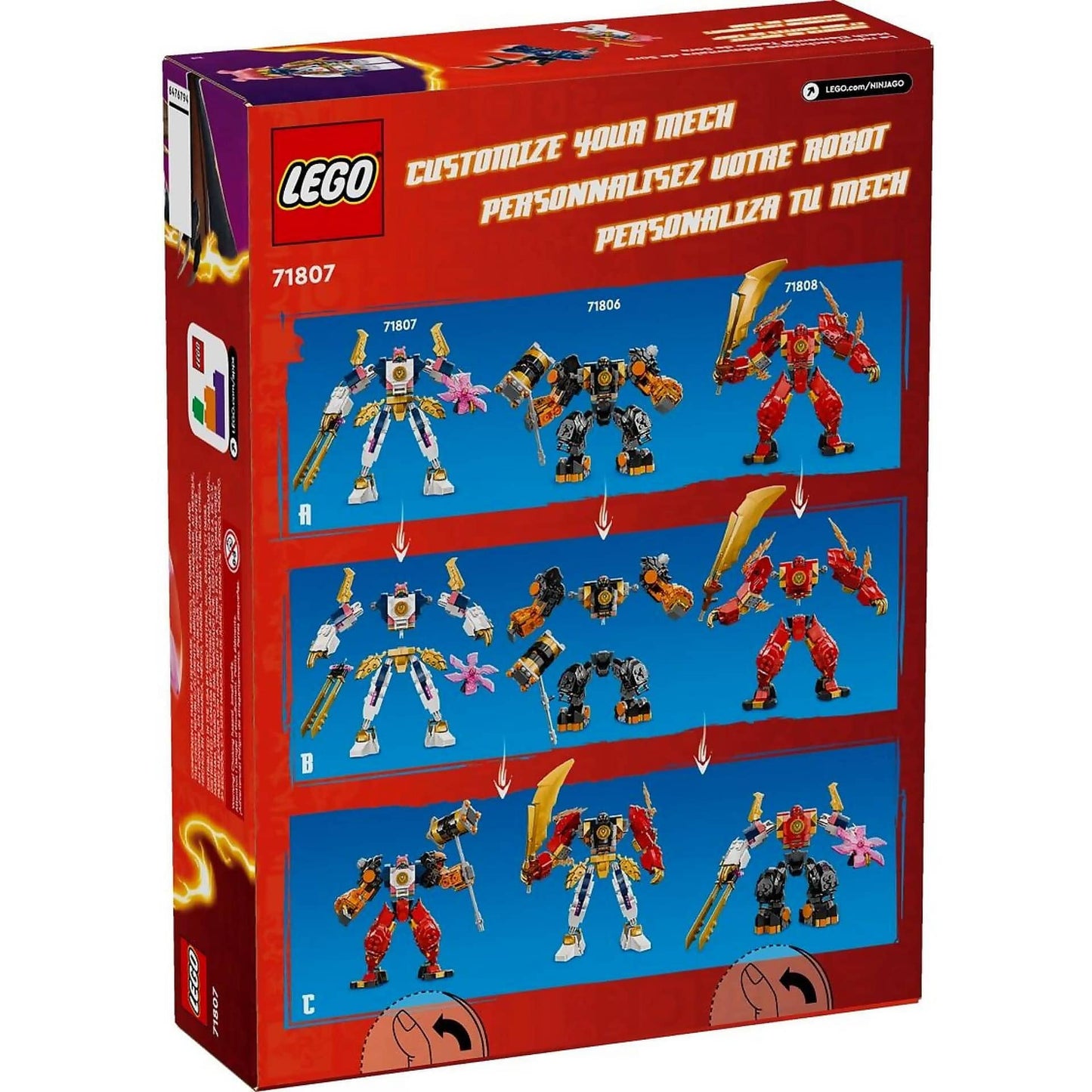 LEGO 71807 Sora's Elemental Tech Mech - Ninjago