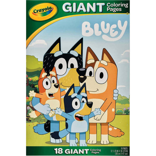 Crayola - Giant Colouring Pages Bluey