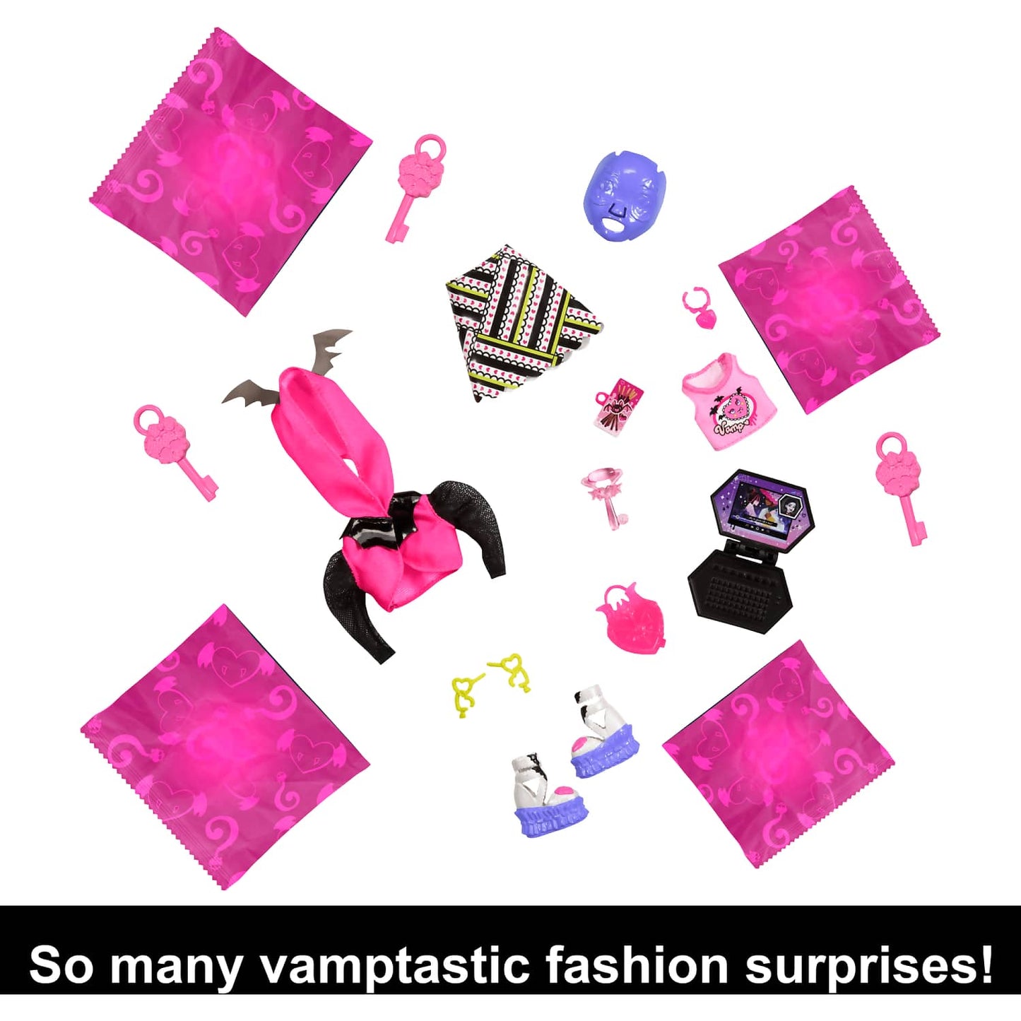 Monster High - Draculaura Skulltimate Secrets: Neon Frights - Mattel