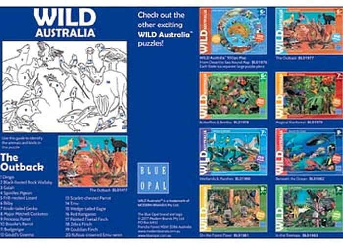 Blue Opal - Wild Australia The Outback 100 Pieces Jigsaw Puzzle