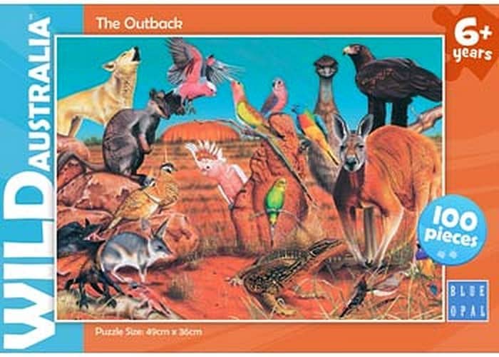 Blue Opal - Wild Australia The Outback 100 Pieces Jigsaw Puzzle
