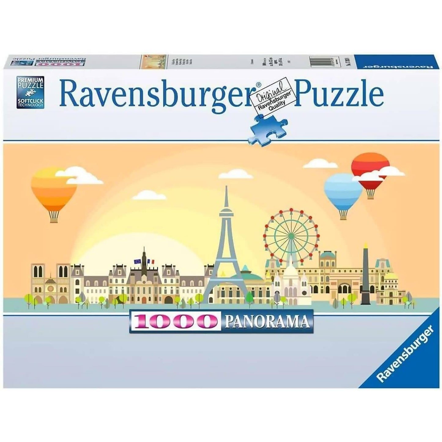 Ravensburger - A Day In Paris Panorama Jigsaw Puzzle 1000 Pieces
