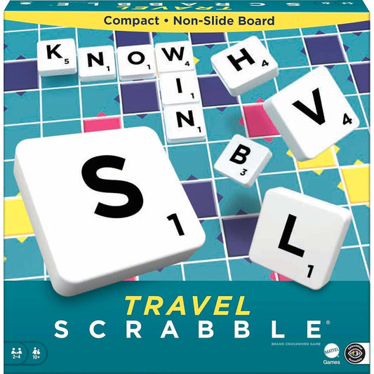 Scrabble - Travel Scrabble Board Game - Mattel