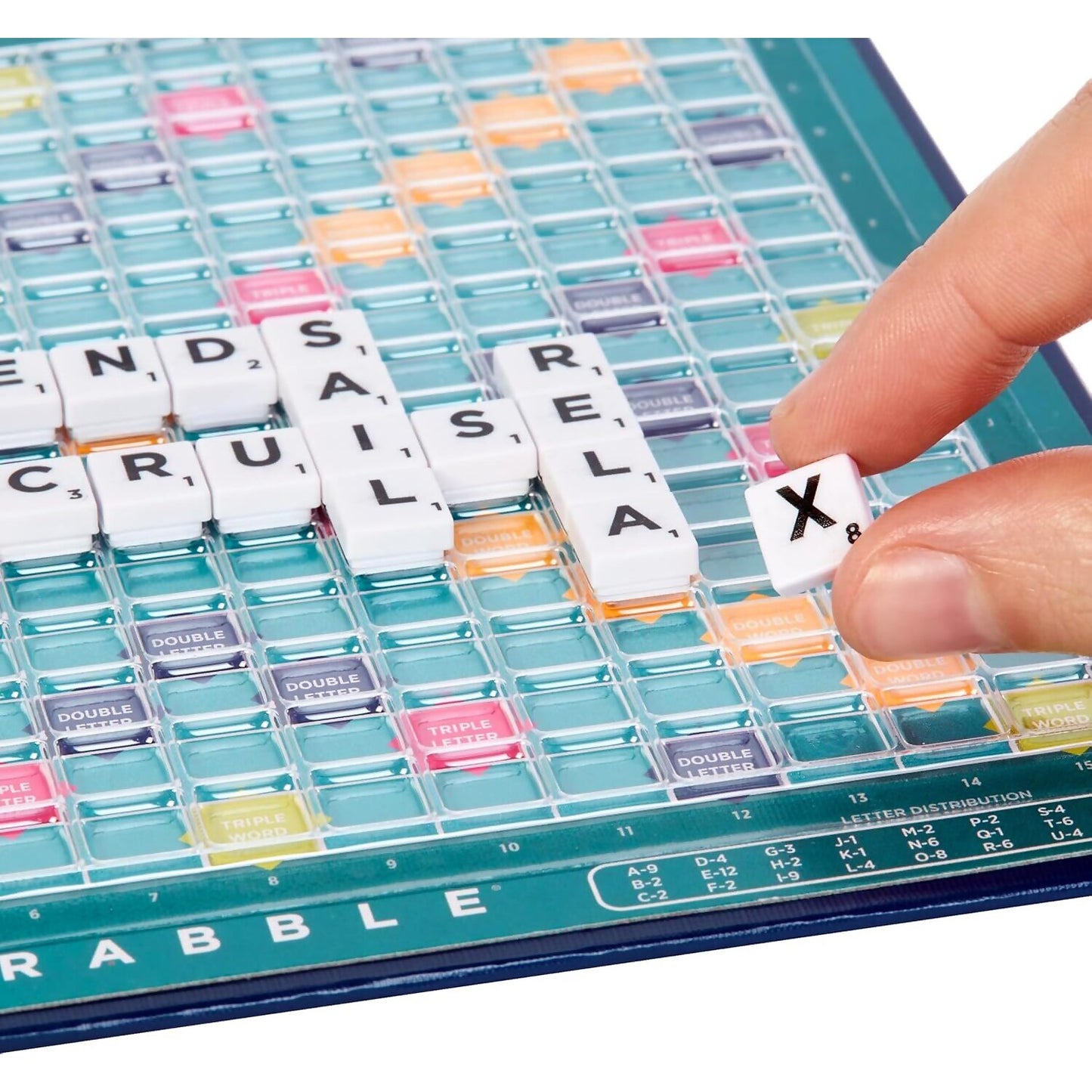 Scrabble - Travel Scrabble Board Game - Mattel