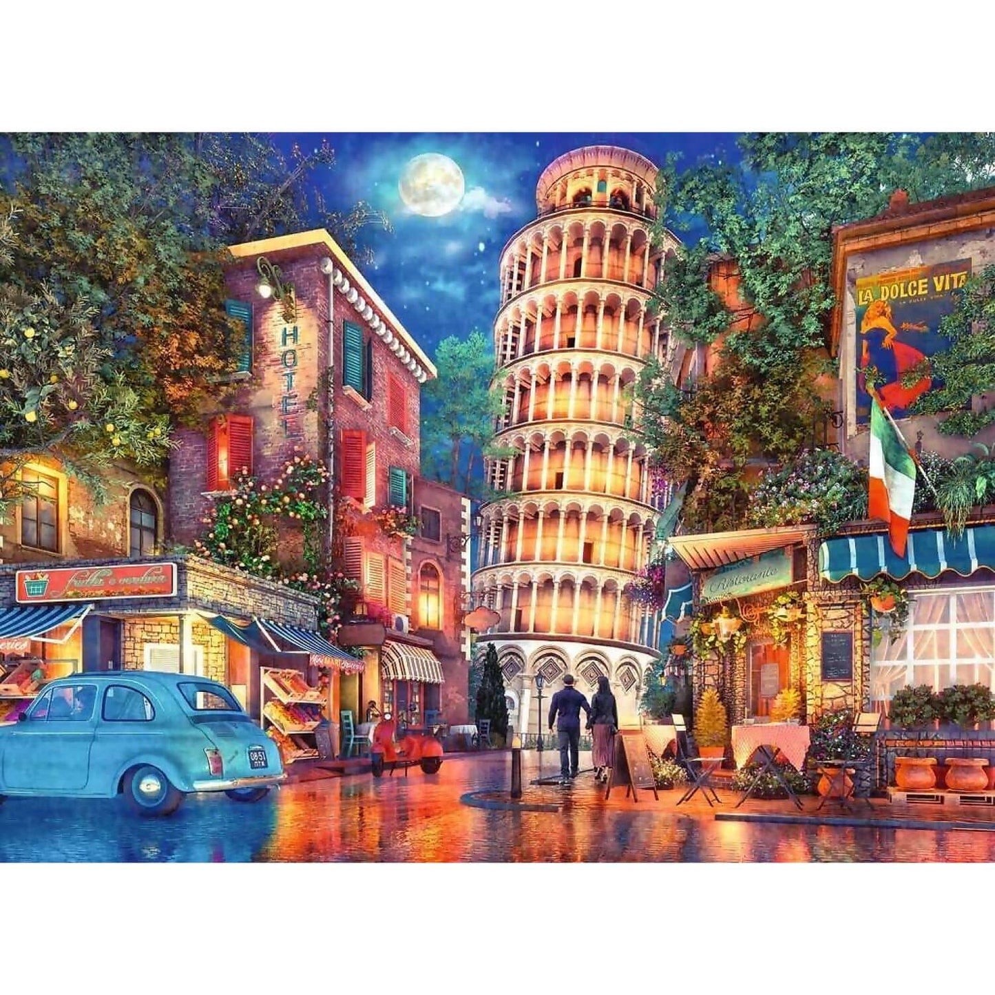 Ravensburger - Evening In Pisa Jigsaw Puzzle 500 Pieces