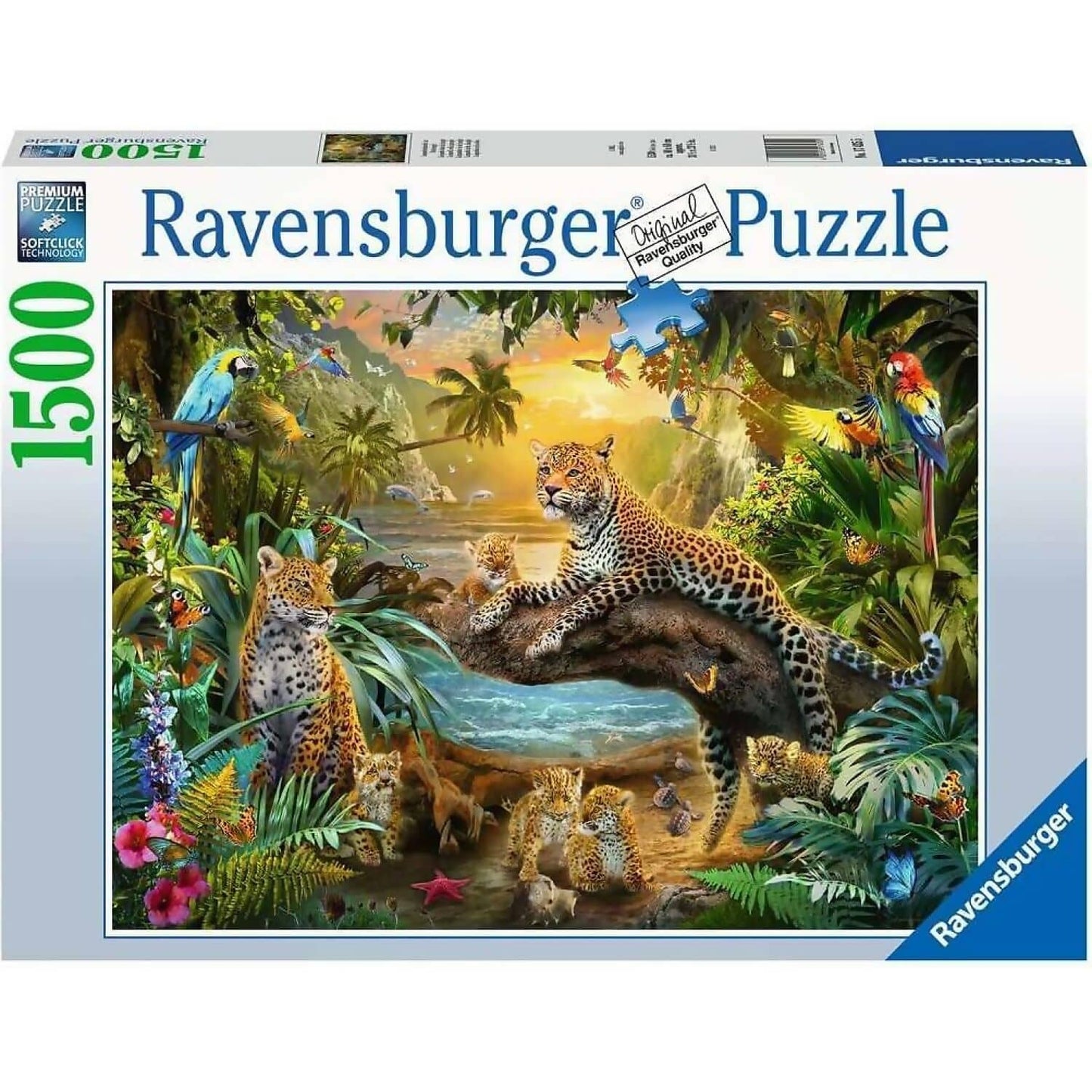 Ravensburger - Leopards In The Jungle Jigsaw Puzzle 500 Pieces