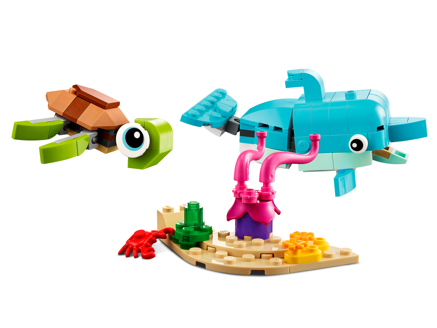 LEGO 31128 Dolphin and Turtle - Creator 3-in-1