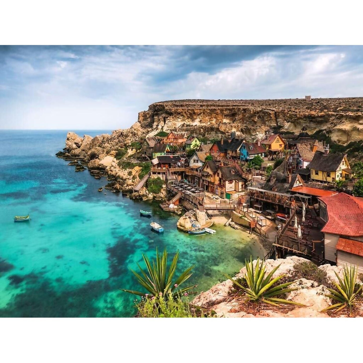 Ravensburger - Popey Village Malta Jigsaw Puzzle 1500 Pieces