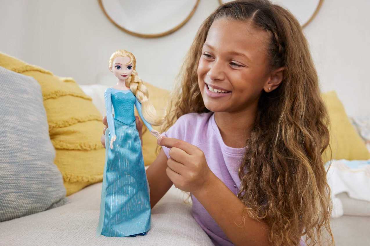 Disney -  Frozen Elsa Fashion Doll Turquoise Dress  And Accessories - New For 2023