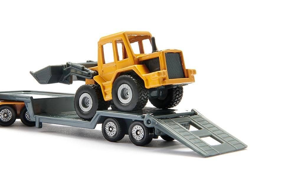 Siku - Low Loader With Front Loader Transport  Load-up