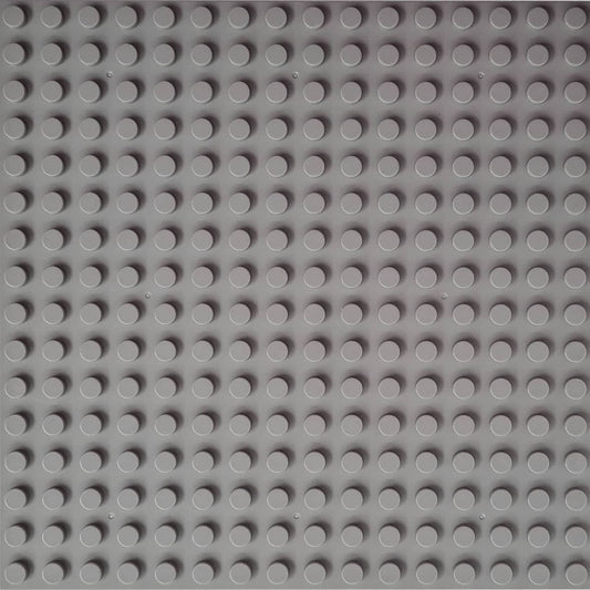 BASEPLATE  16x16 Big Studs L/grey Generic