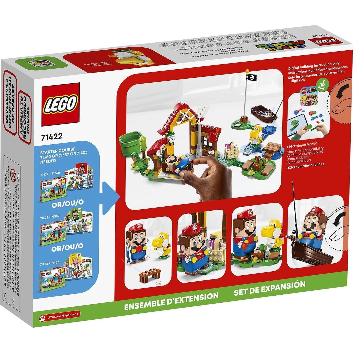 LEGO 71422 Picnic at Mario's House Expansion Set - Super Mario