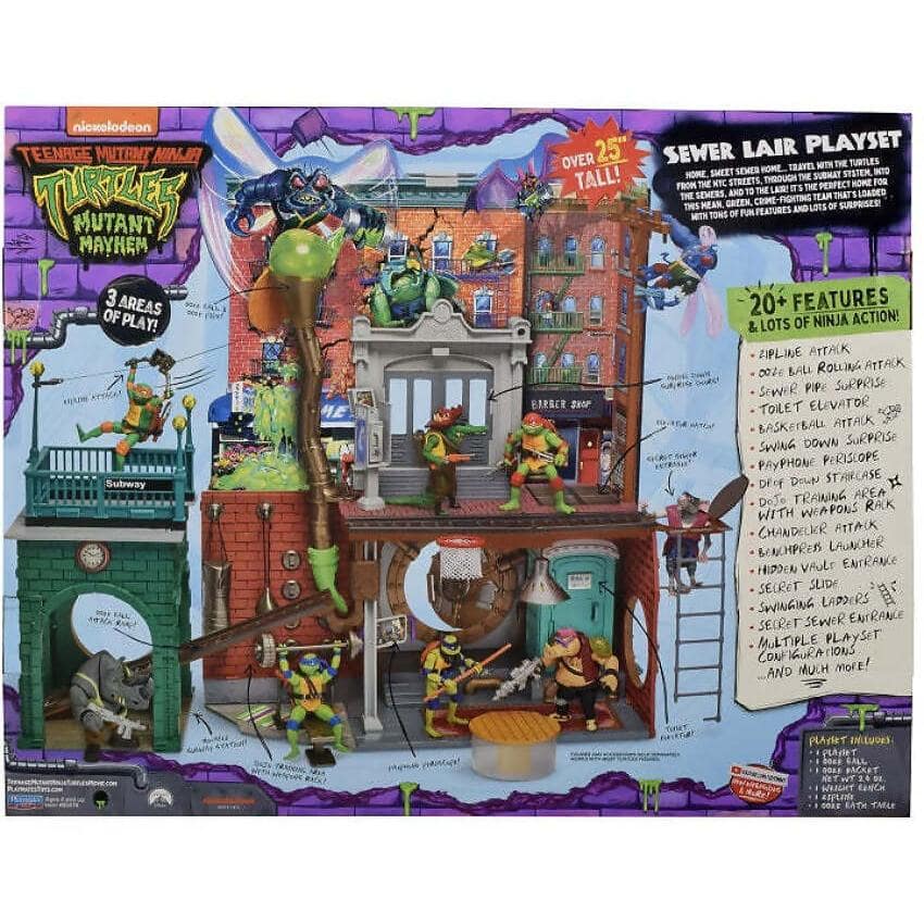 Tmnt Teenage Mutant Ninja Turtles - Mutant Mayhem Sewer Lair Playset