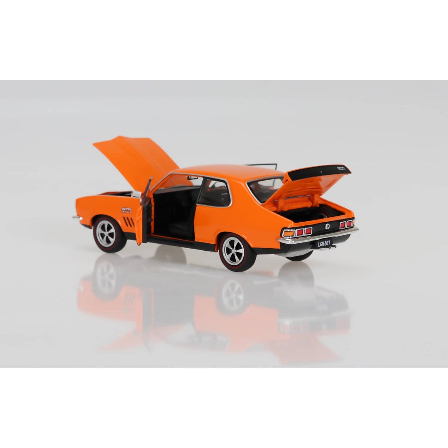 DDA Collectibles 1:24 Scale - Lone O Ranger LJ 308 Torana Fully Detailed Opening Doors Bonnet and Boot - Diecast Model