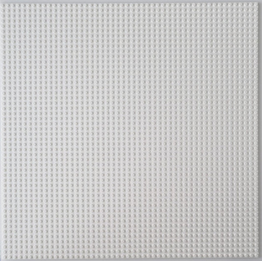 BASEPLATE 50x50 Studs White Generic